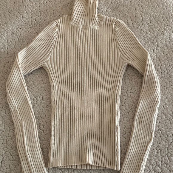 ASOS Roll Knit Sweater in Fine Knit Rib - Picture 5 of 8